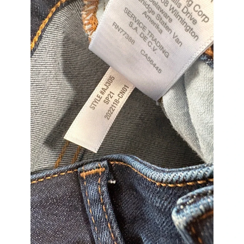 Madewell Curvy Cali Demi-Boot‎ Jeans Dark Indigo High Rise 29P AJ305